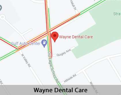 Map image for Dental Office in Wayne, PA